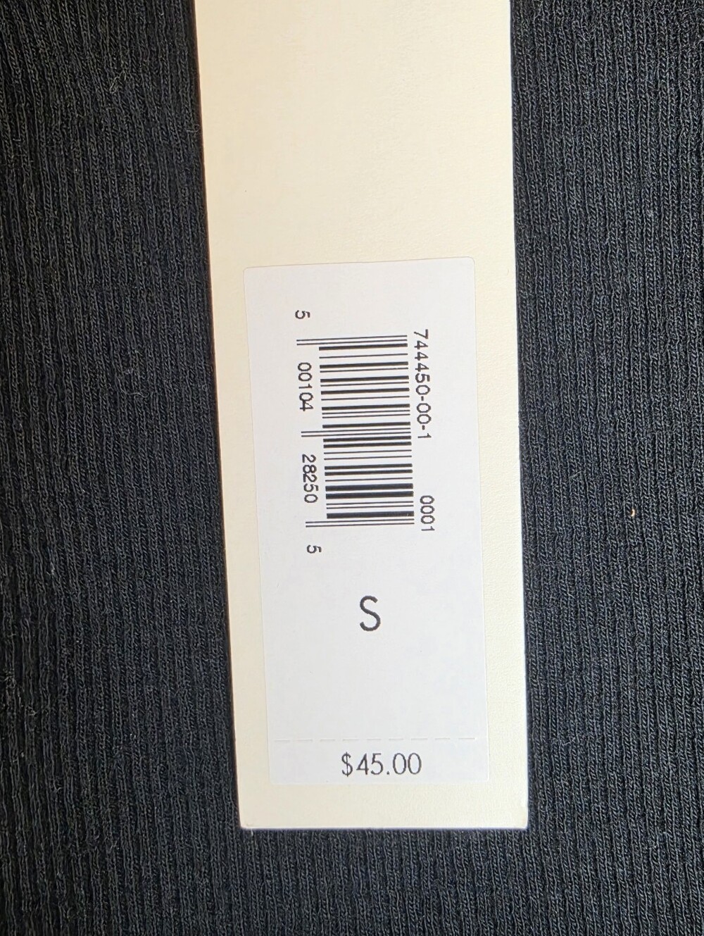 NWT. BANANA REPUBLIC Ribbed Cutaway Tank In Black - Picture 9 of 12